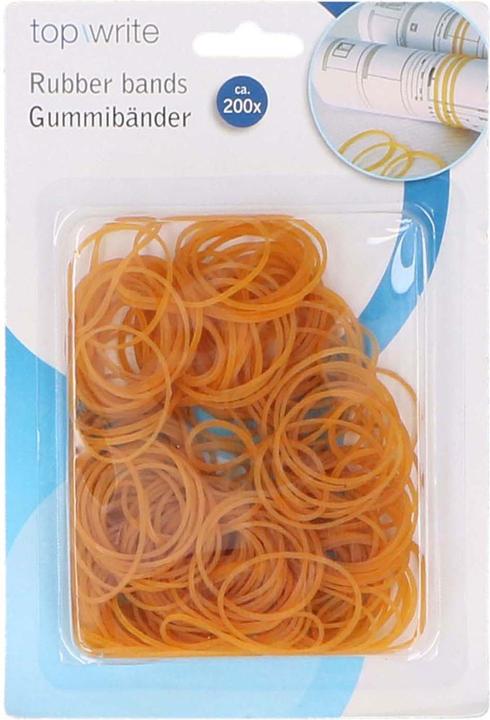 Topwrite Bandes élastiques Natural 200pcs (200 pcs)