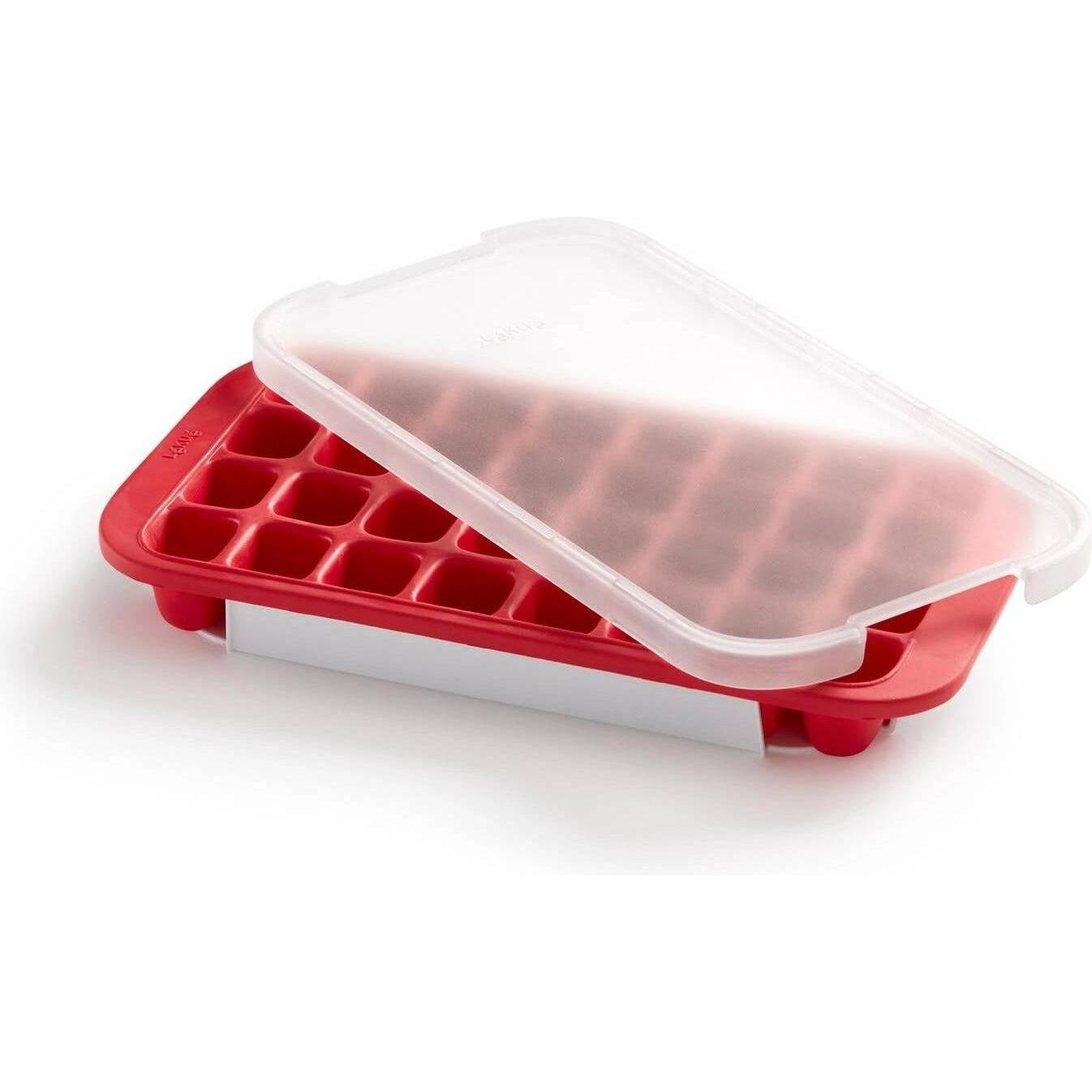 Lékué Ice Cubes, Eisherstellung, Rot