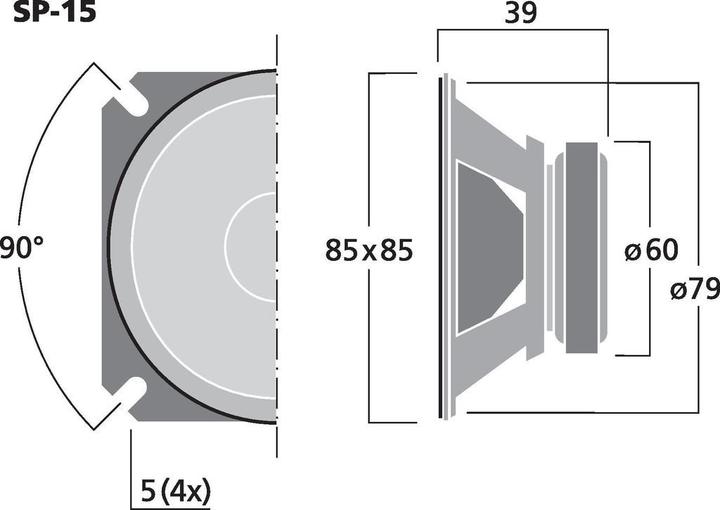 Produktbild Monacor SpezialLautsprecher (1 Stk.)