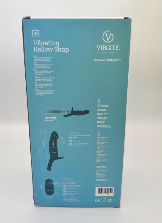 Actual product image Virgite Dildos with harness brand HOLLOW HARNESS C/VIBRATION H3 SIZE S