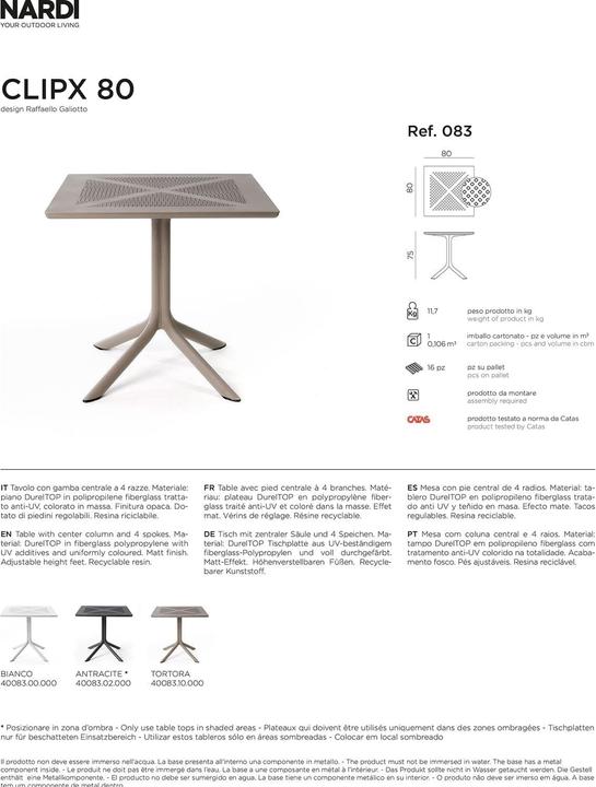 Image du produit Nardi Clip X (80 cm)