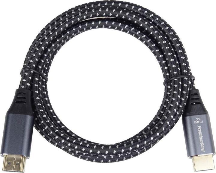 Produktbild PremiumCord ULTRA HDMI 2.1 High Speed + Ethernet Kabel 8K@60Hz, Zink-Legierung 5m (5 m)
