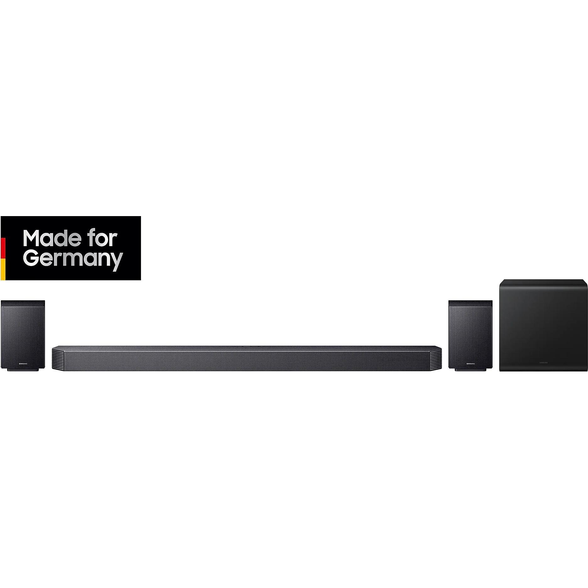 Samsung Soundbar HW-Q935GF/ZG (42 W, 9.1.4 Kanal), Soundbar, Schwarz
