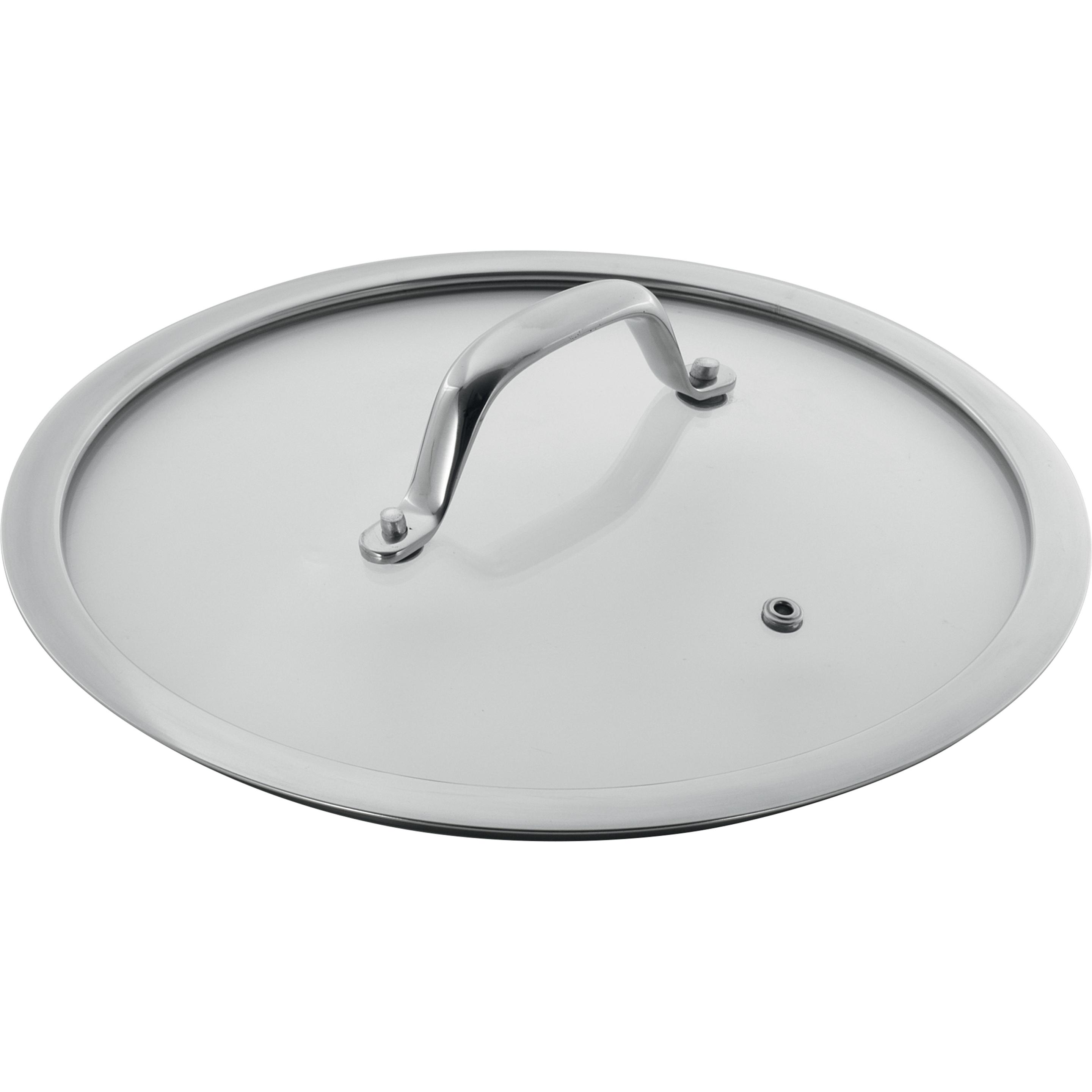 Thumbnail - Kuhn Rikon Glasdeckel mit Edelstahlgriff 18 cm, Zubehör Kochgeschirr, Silber