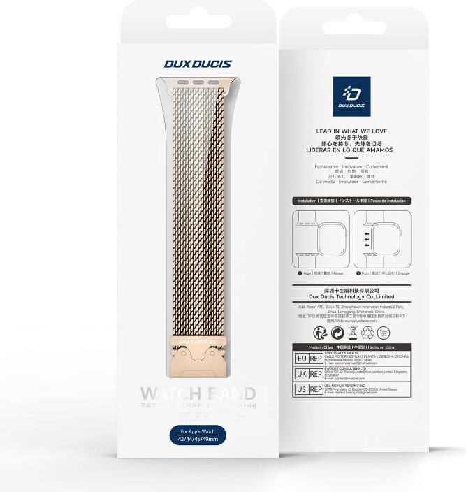 Actual product image Dux Ducis Milanese Air Series Edelstahl Armband (38 mm, 40 mm, 41 mm, 42 mm, Stainless steel)