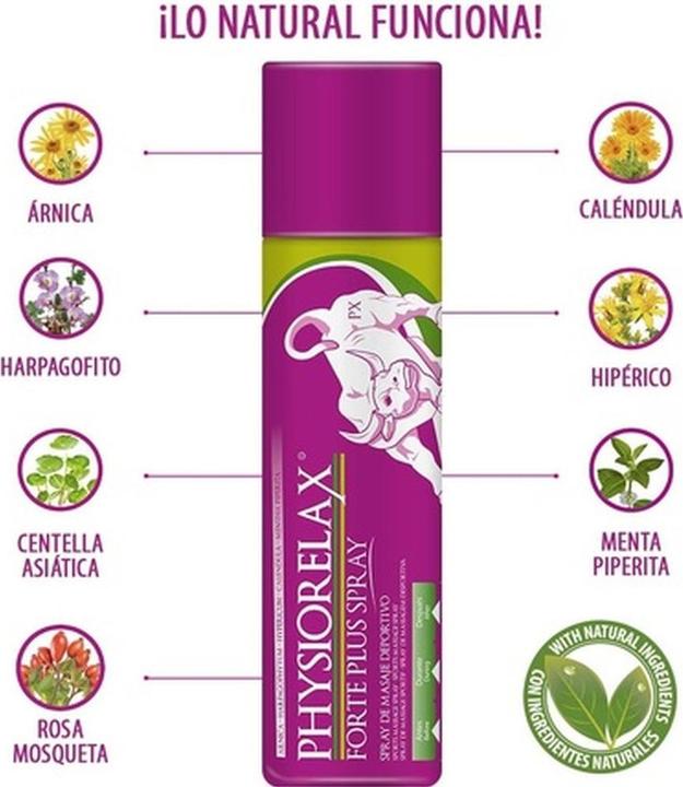 Image du produit Physiorelax Forte Plus Spray de massage pour les muscles et les ligaments 150ml (1 x, 150 ml)