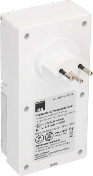 Actual product image Max Hauri Time switch (Type 12)