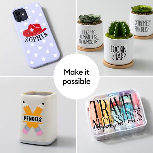 Productafbeelding Cricut Smart Vinyl Permanent Joy 14x122cm 1 vel Mat Paars (P) (1x)