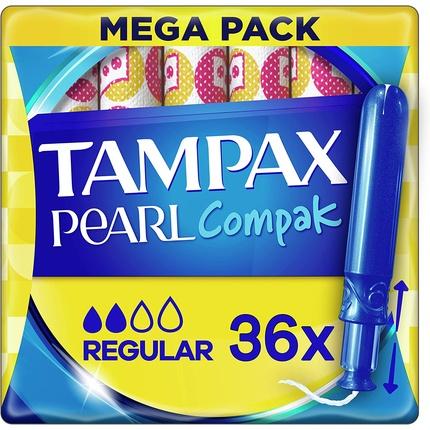 Actual product image Tampax PEARL COMPAK tampón regular 36 uds (36 x, Regular)