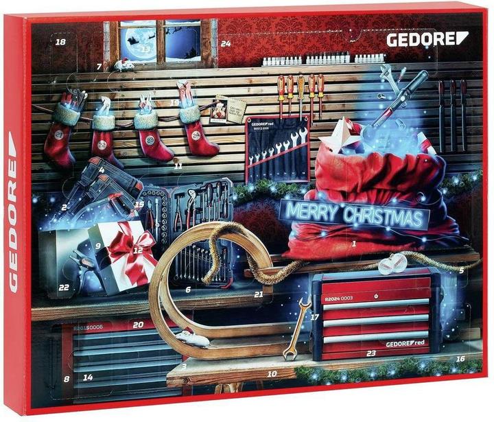 Actual product image Gedore Red Tool Advent Calendar