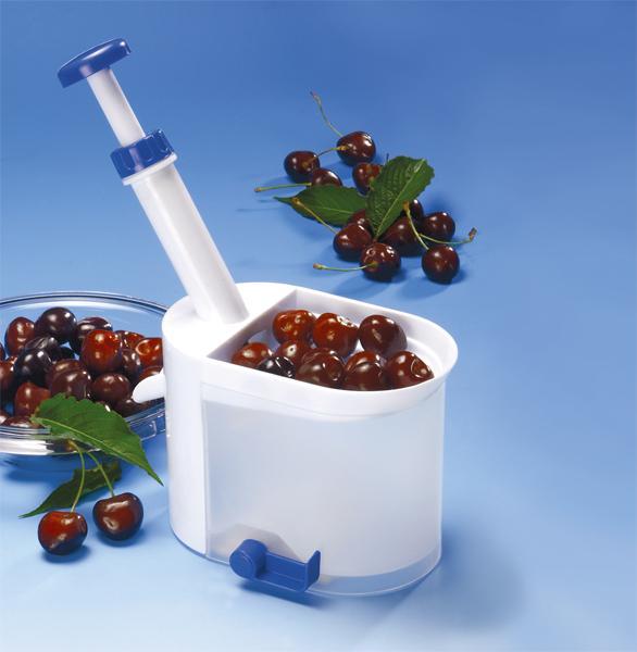 Actual product image Westfalia Cherry corer, white/ blue