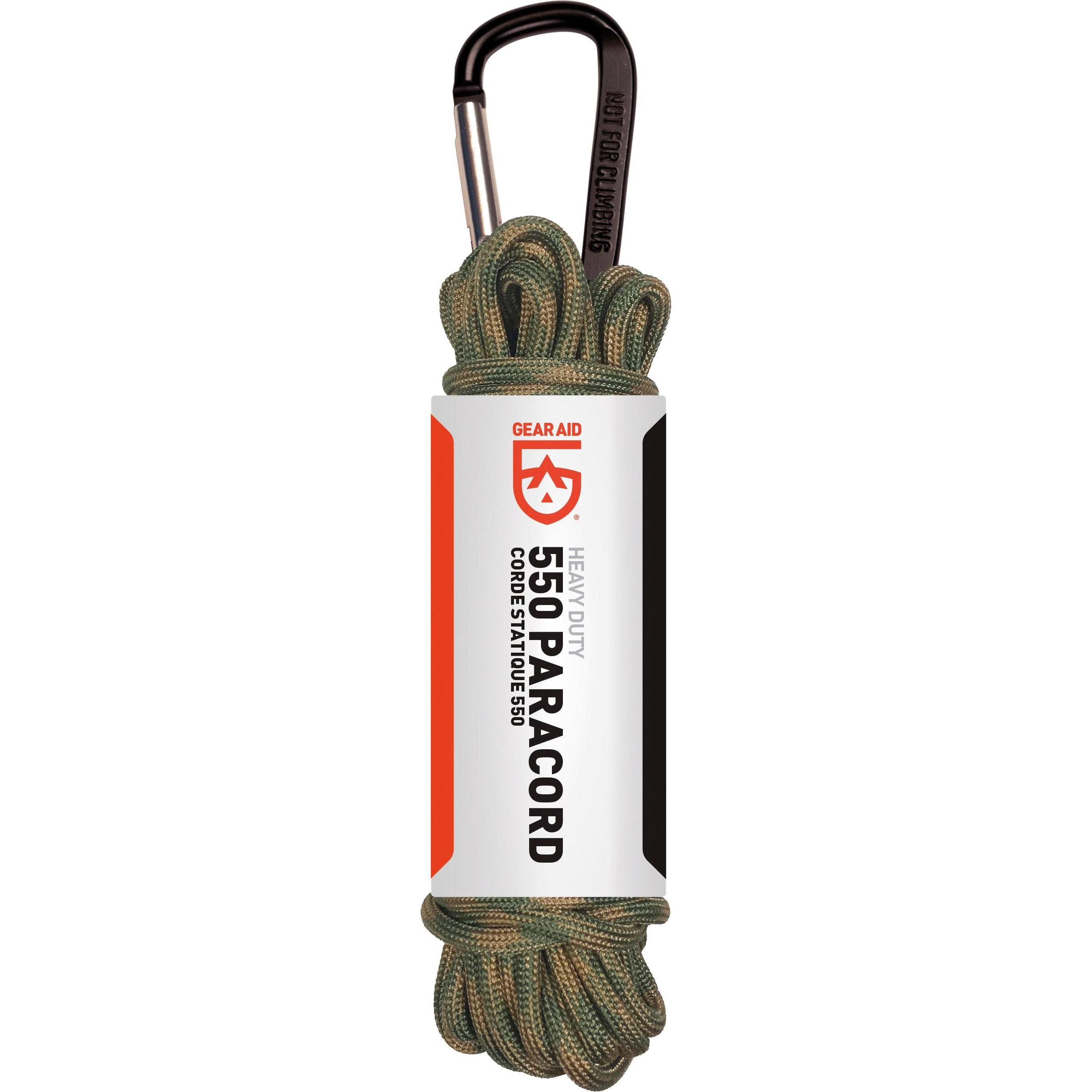 Gear aid, Seil, Paracord 550 9 Meter- Mit Karabiner (9 m)