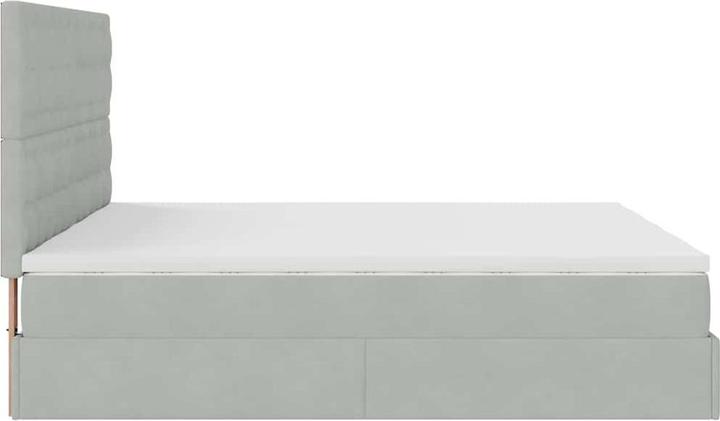 Immagine prodotto vidaXL Letto ottomano con materassi rosa 200x200 cm in velluto (200 x 200 cm)