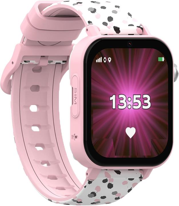 Produktbild Cefa Tronic Rosa Android Smartwatch für Kinder mit GPS, Kamera, Anrufen, Spielen und Sicherheitsfunktionen (47 mm, 4G)