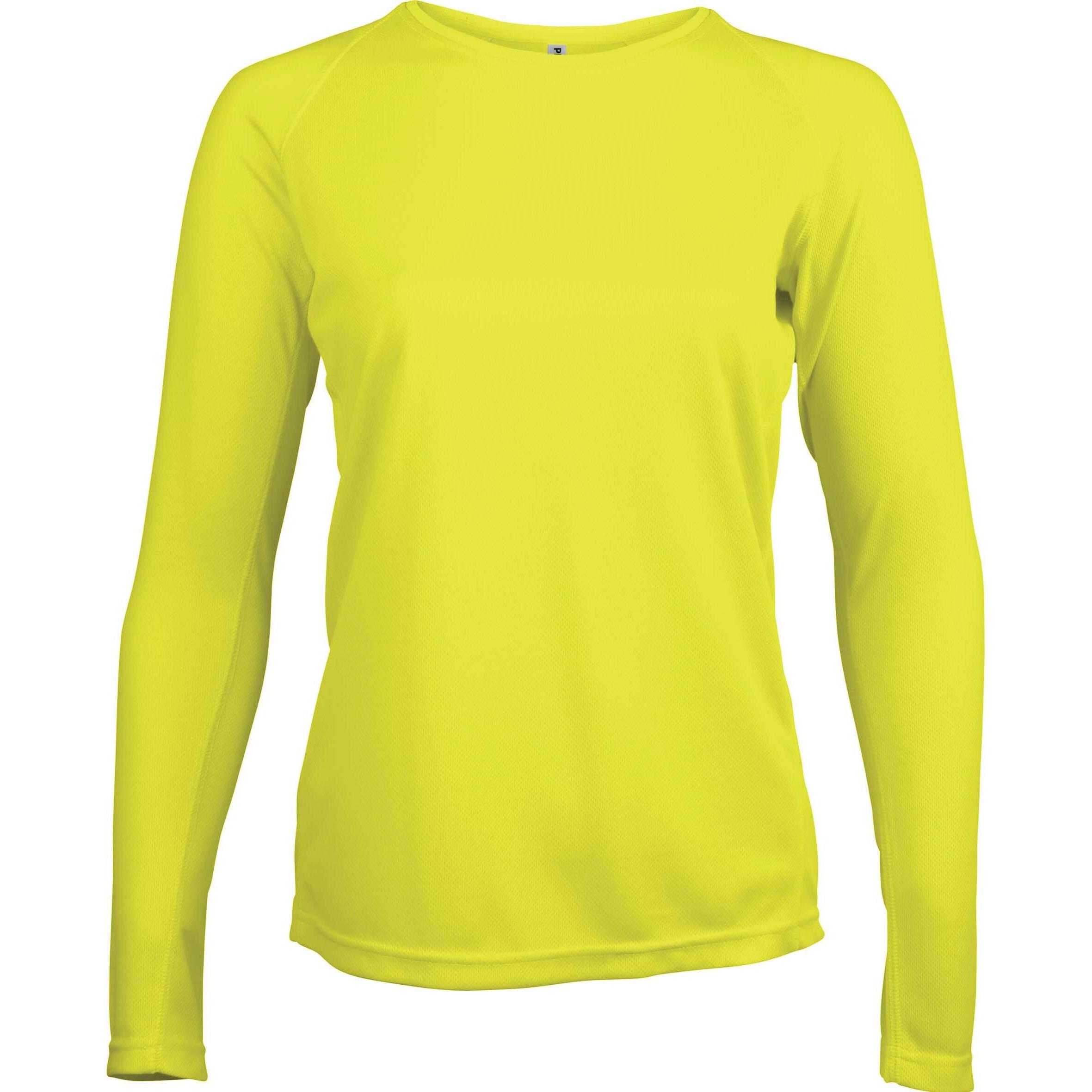 Proact, Damen, Sportshirt, Sport (XS), Gelb, XS