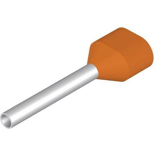 Weidmüller, Collegamento per cavi, Ghiera ZW 0,5qmm 12mm isolata in PP o 9037220000