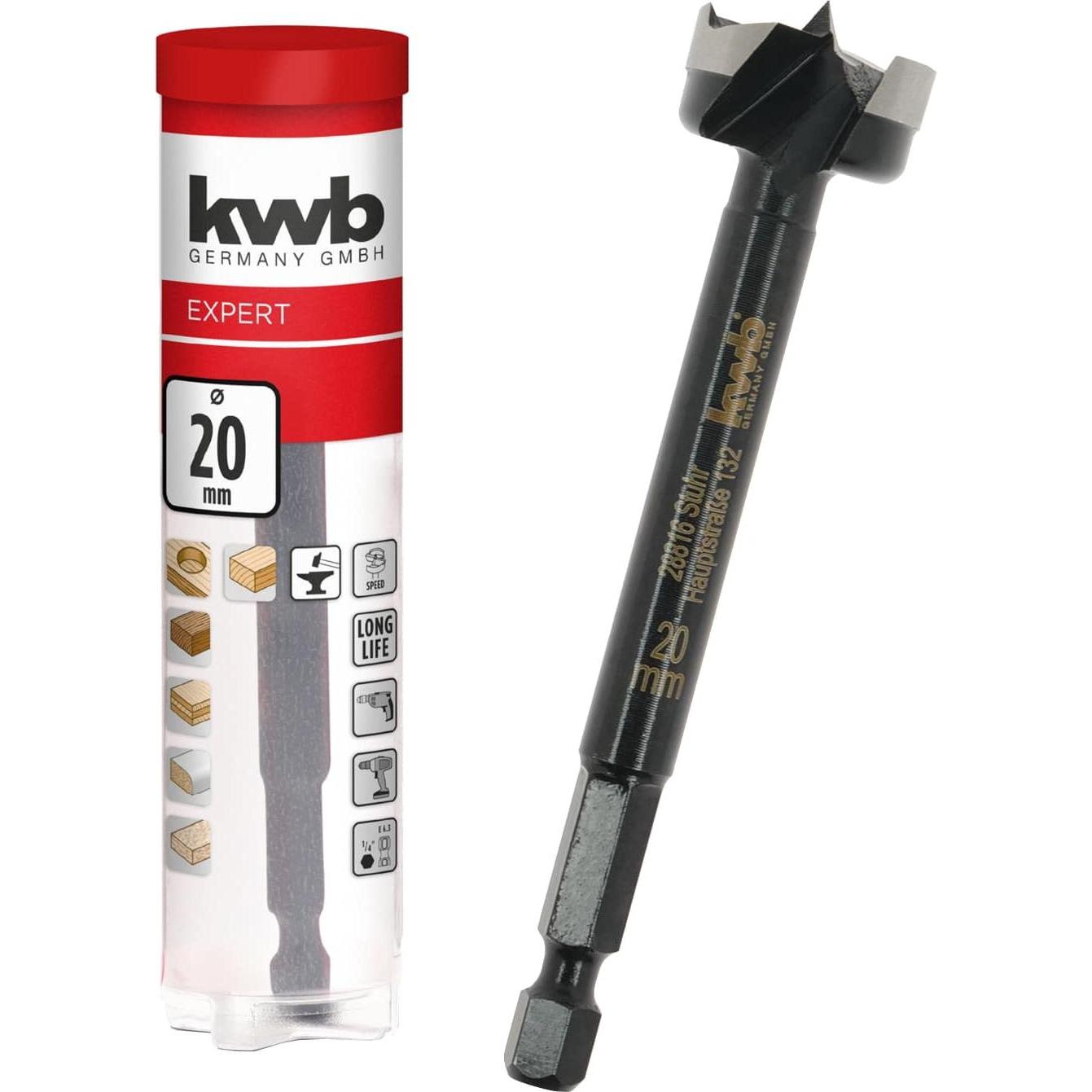 kwb, Gewindeschneider + Gewindebohrer, Forstnerbohrer, 706420, 20 mm