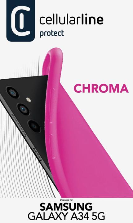 Produktbild Cellularline Rubber Case Chroma (Samsung Galaxy A34 5G)