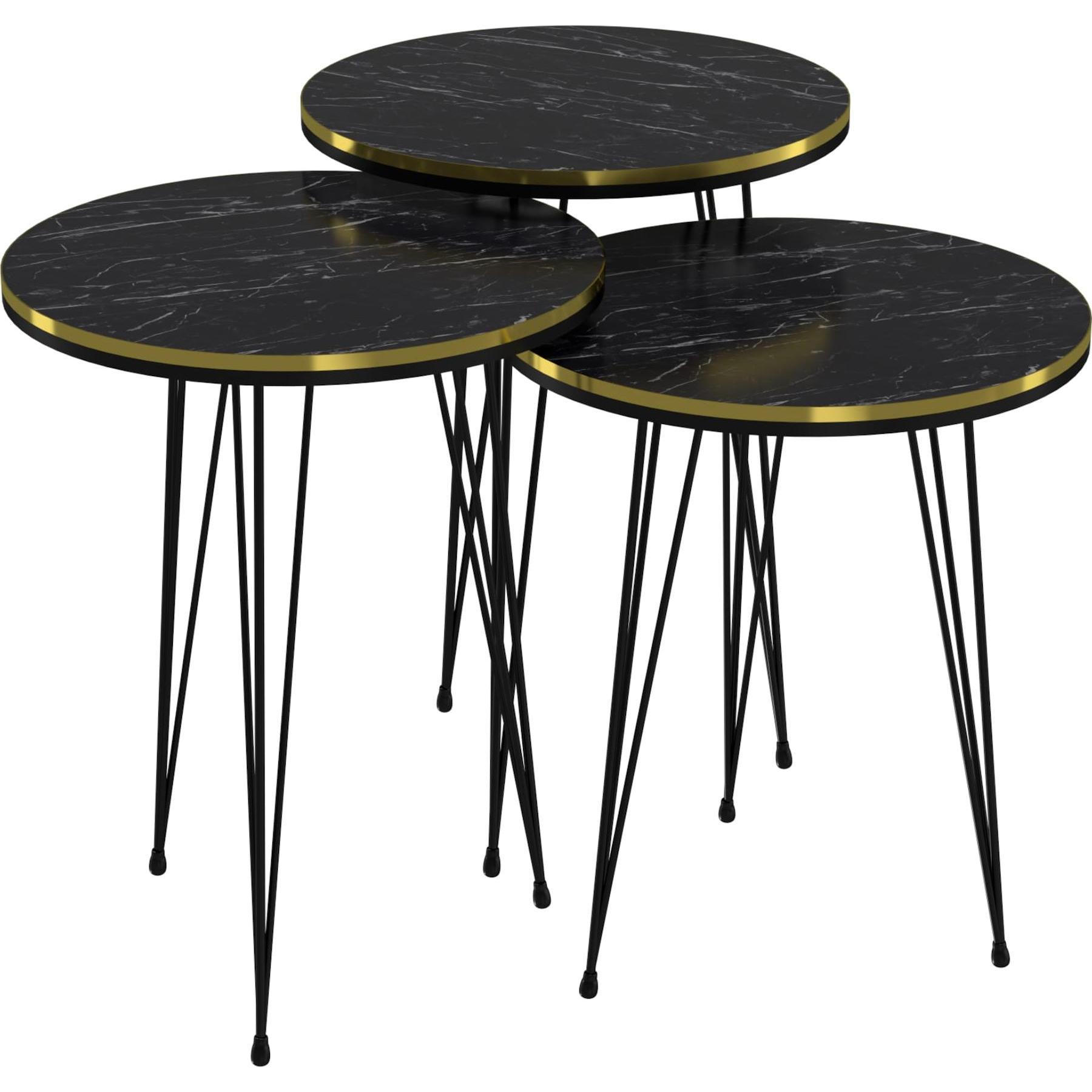 En.Casa, Couchtisch + Beistelltisch, Ry (100 x 40 x 75 cm)