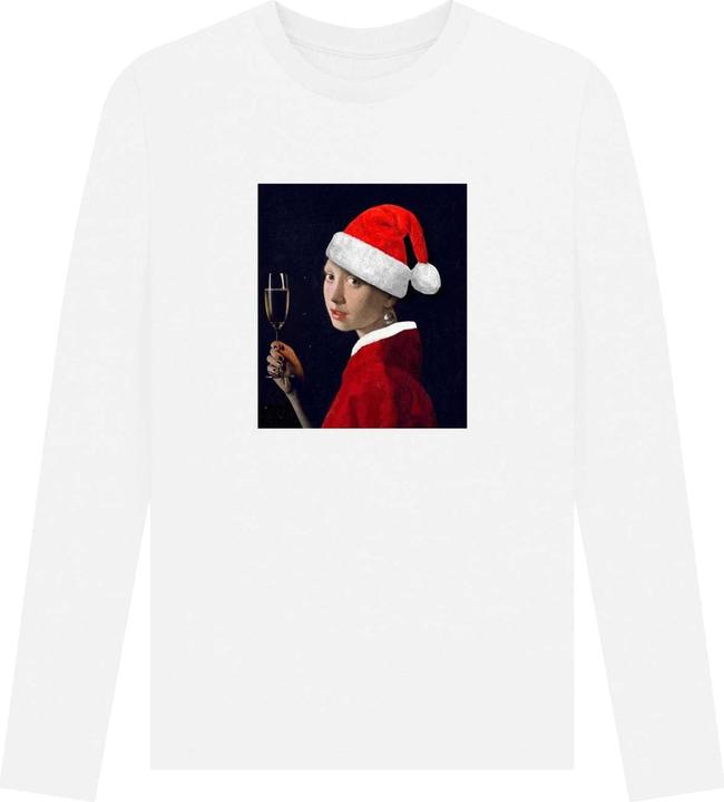 Apoh Vermeer Girl With Pearl Earring TShirt Langärmlig