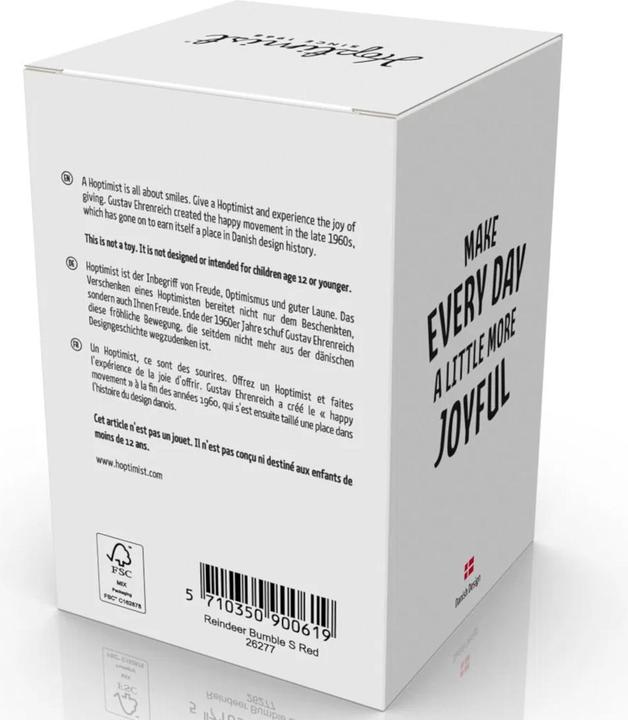 Actual product image Hoptimist Small Reindeer Bumble