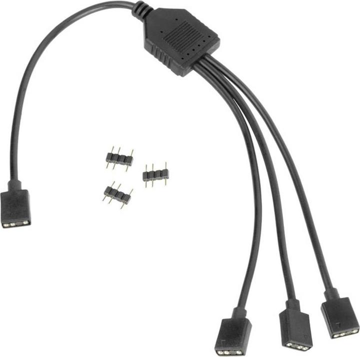 Actual product image Kolink ARGB 1-3 splitter cable - 30 cm (RGB)