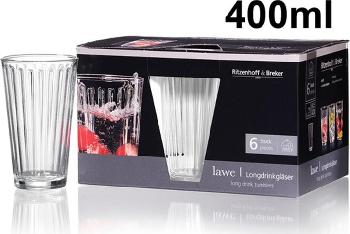 Actual product image Ritzenhoff Long drink glasses set of 6 (0.40 l, 6 x)