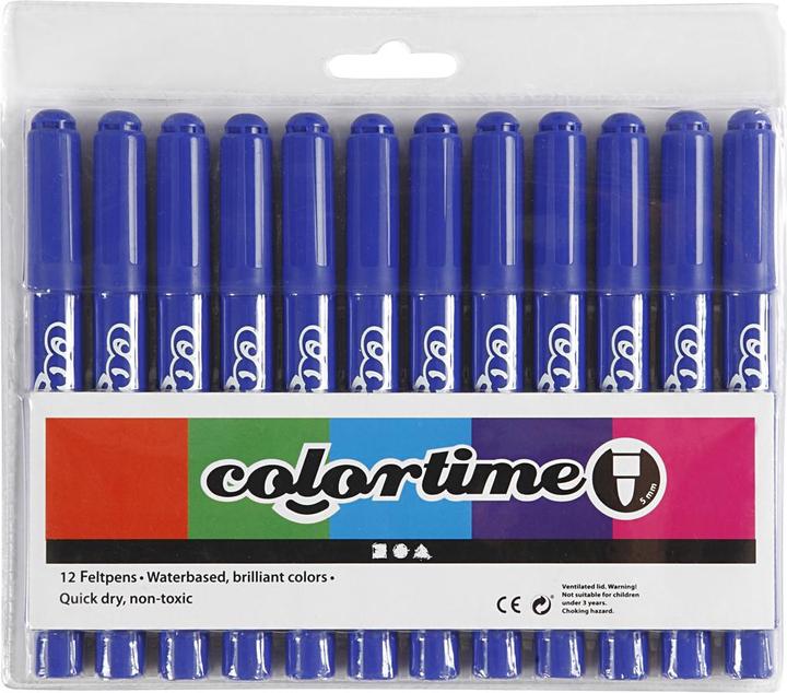Produktbild Creativ Company Blauwe Jumbo Stiften, 12st. (Blau, 5 mm, 12 x)