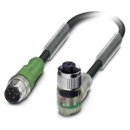 Phoenix Contact Sensor-/Aktor-Kabel, Elektronikkabel + Stecker, Schwarz