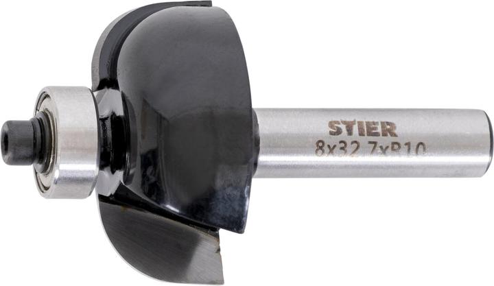 Produktbild Stier Hohlkehlfräser mit Kugellager HM (HW) Ø 32,7 mm Schaft- Ø 8 mm