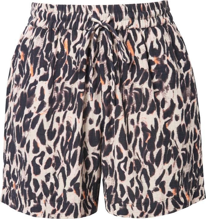 Image du produit Studio Untold Short en mousseline, imprimé léopard XL, coupe Wide Legs (44)