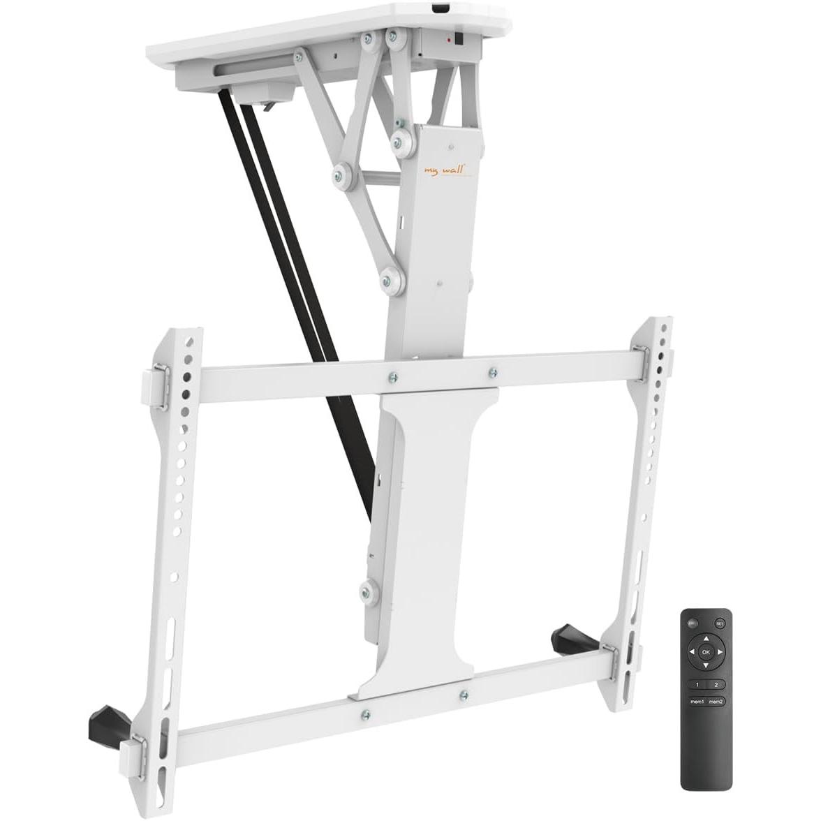 myWall Supporto da soffitto per TV Supporto da soffitto (Soffitto, 35 kg, 32" - 70"), Supporto da parete TV, Bianco