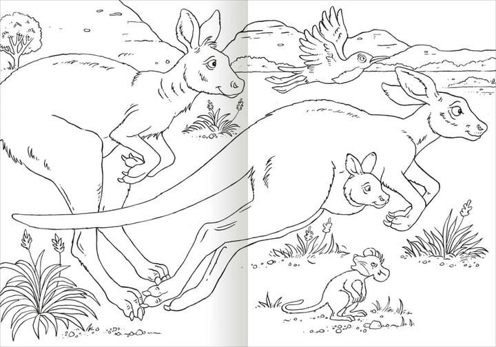 Produktbild Das superdicke Malbuch - Tiere