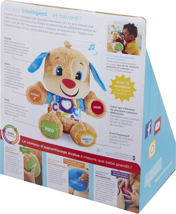 Image du produit Fisher-Price Nouveau Puppy Interactif - Peluche interactive - 6 mois et + (30.50 cm)