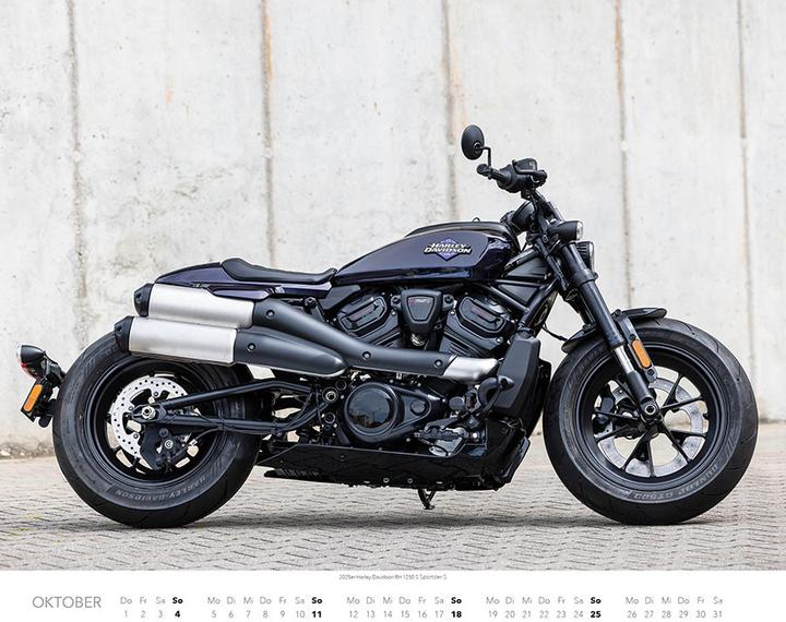 Produktbild Best of Harley Davidson Kalender 2026 Premium XXL (Harter Einband, Deutsch)