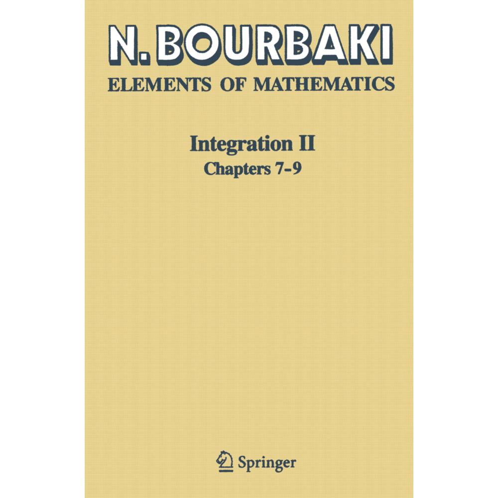 Thumbnail - Integration II, Fachbücher von N. Bourbaki