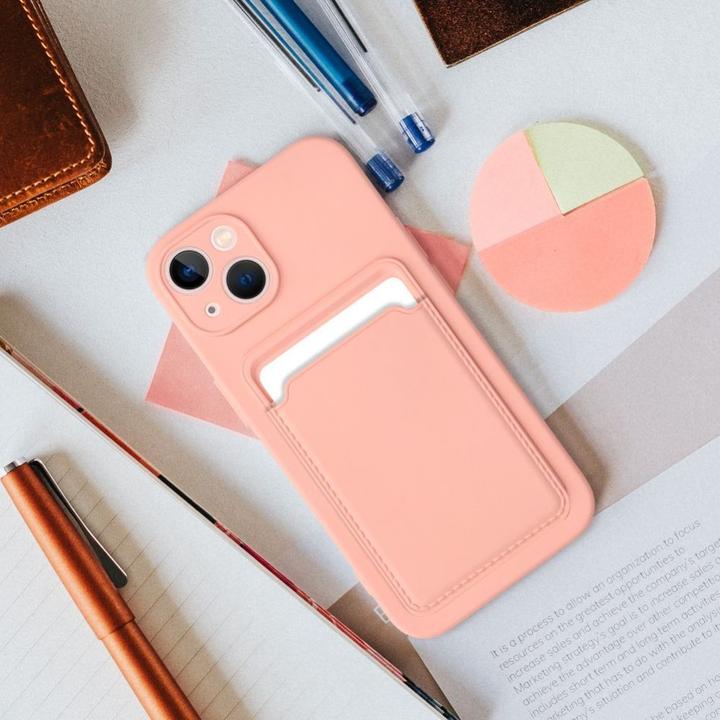 Produktbild 4Kom Back panel cover OEM CARD case for IPHONE 16 Pro pink (Apple iPhone 16 Pro)