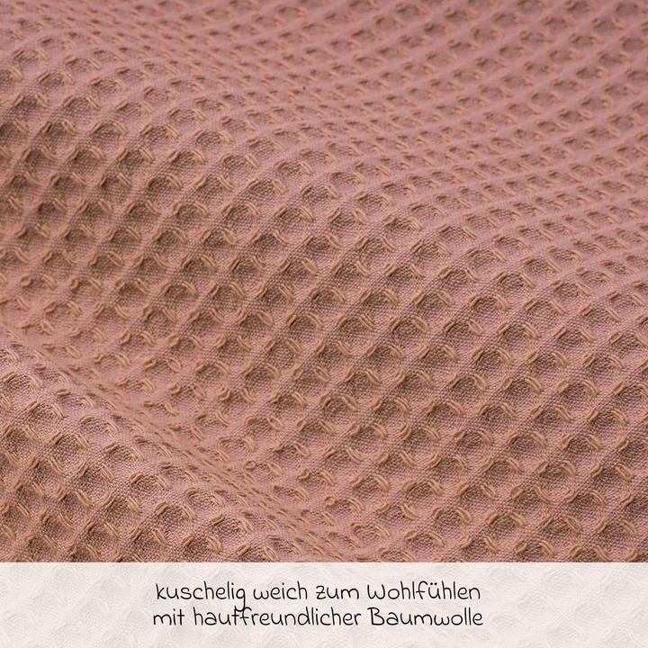 Actual product image Julius Zöllner Bed snake waffle piqué Dune