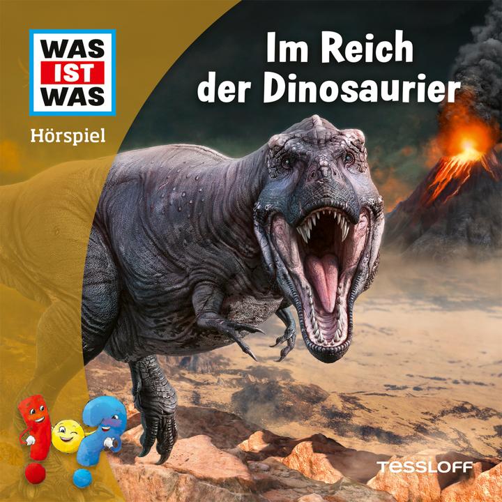 Actual product image Was ist Was - In the realm of the dinosaurs (Yesim Meisheit, Björn Bonn, Christian Hagitte, Simon Bertling, Tessloff Verlag Ragnar Tessloff GmbH & Co.KG, German)