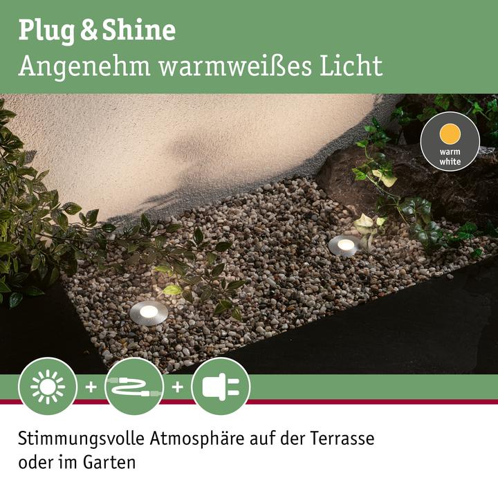 Image du produit Paulmann Kit de démarrage Outdoor Plug & Shine Floor Mini (250 lm, IP67)