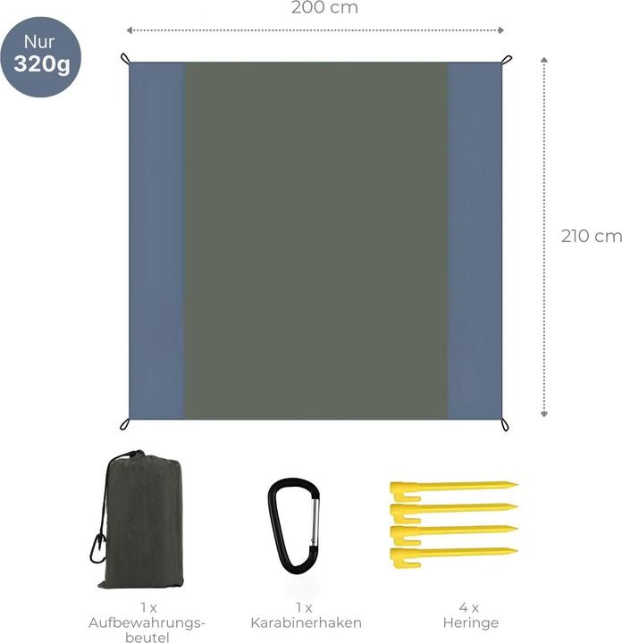 Actual product image Hermex Sandfreie Stranddecke
