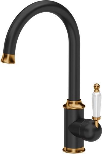 Produktbild Q Company Virtuvinis maišytuvas Quadron Rachel Q Line SteelQ stovi juoda (84818011)