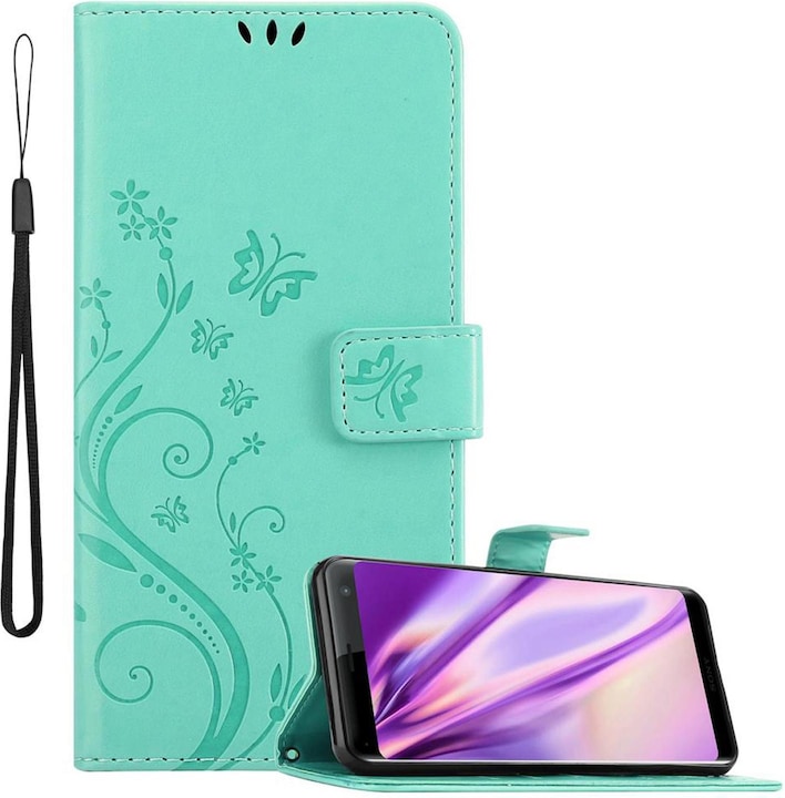 Produktbild Cadorabo Flower Book Cover (Sony Xperia XZ3)