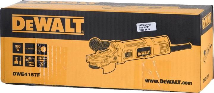 Produktbild DeWalt DWE4157F FlachkopfWinkelschleifer (125 mm)