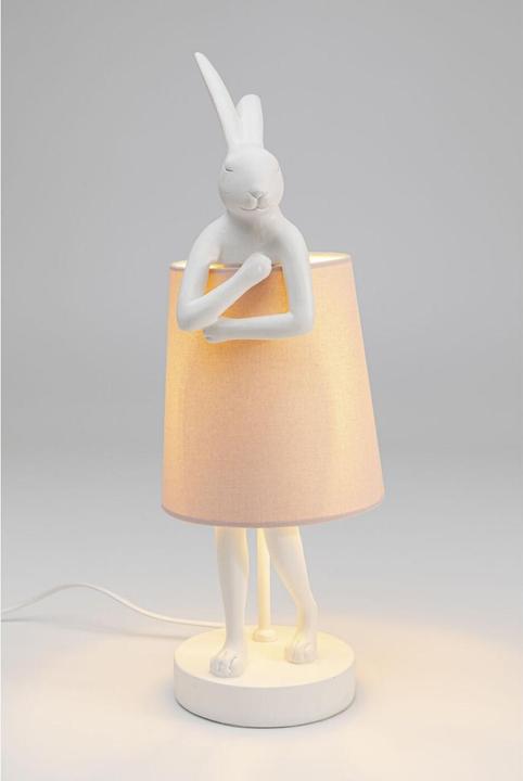 Image du produit Kare Design Lampe de table Animal Rabbit blanc/rose 50cm (E14)