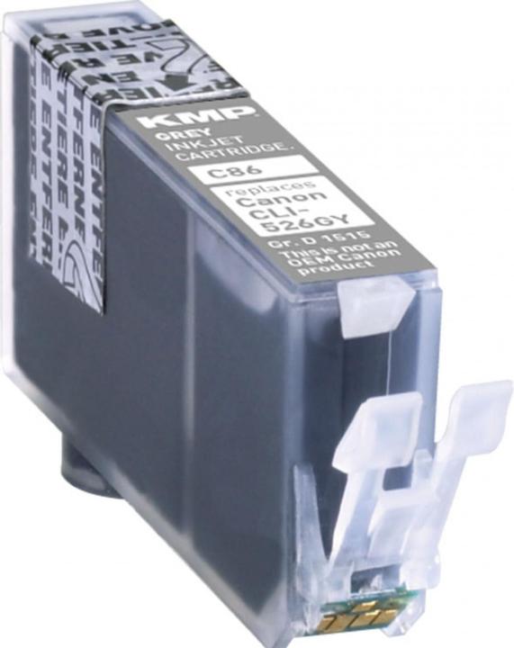 Produktbild KMP C86 Tintenpatrone kompatibel mit Canon CLI-526 GY (GY)