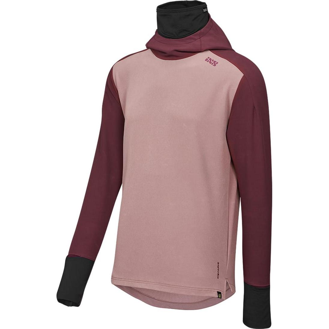 iXS, Herren, Velotrikot, Carve Digger EVO hooded Jersey (XS), Rosa, XS