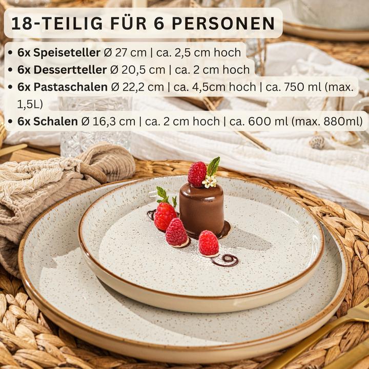 Produktbild Sänger Geschirr Tafelservice Rio (18 Stück)