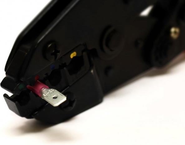 Immagine prodotto EP Spina piatta WP 6,3 x 0,8 mm, maschio, rosso, 10 pezzi.