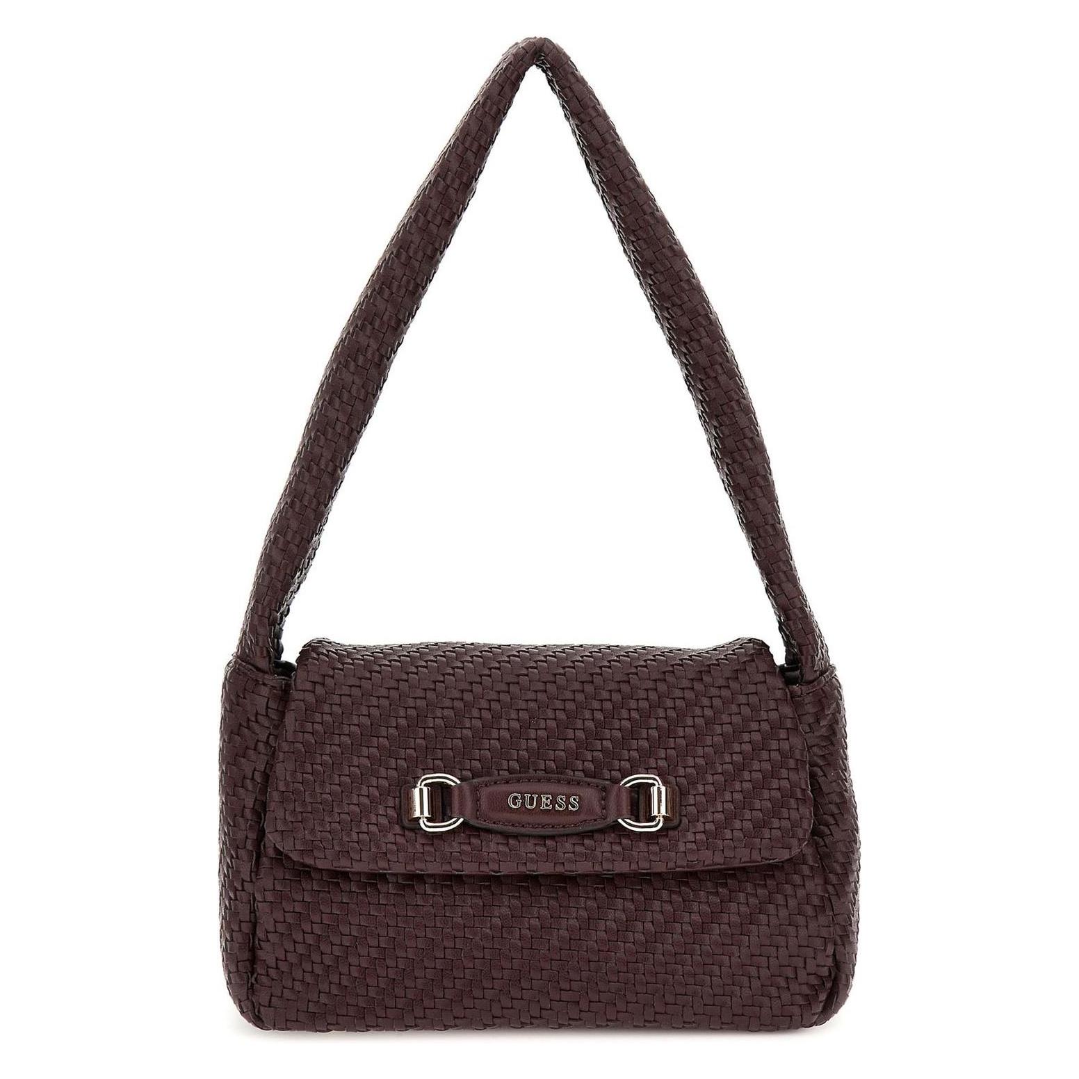 Guess, Damen, Handtasche, Francy Flap Shoulder Bag, Violett